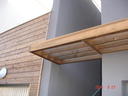 11-BRISE SOLEIL EN SAPIN PIGMENTE MARRON ILOTS 2 & 3 BAYEUX